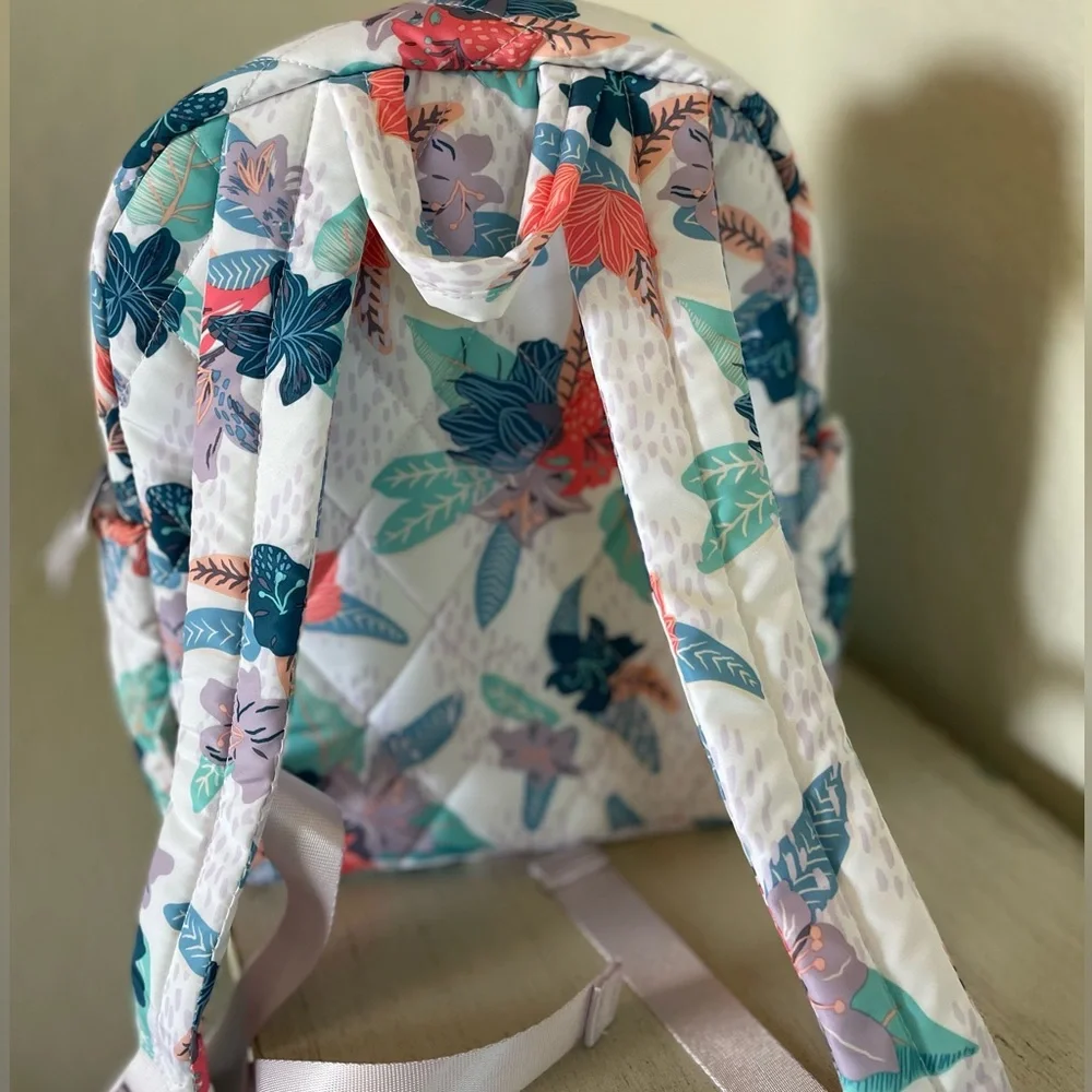 VERA BRADLEY ULTRALIGHT COMPACT  BACKPACK TROPICAL FLORAL